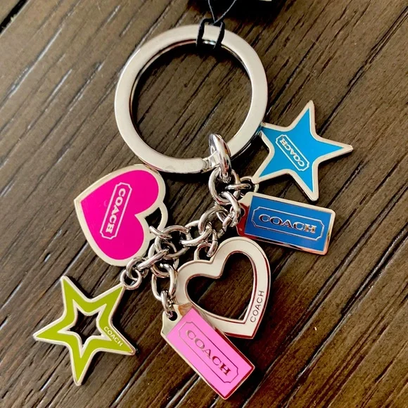 Coach deals purse charm